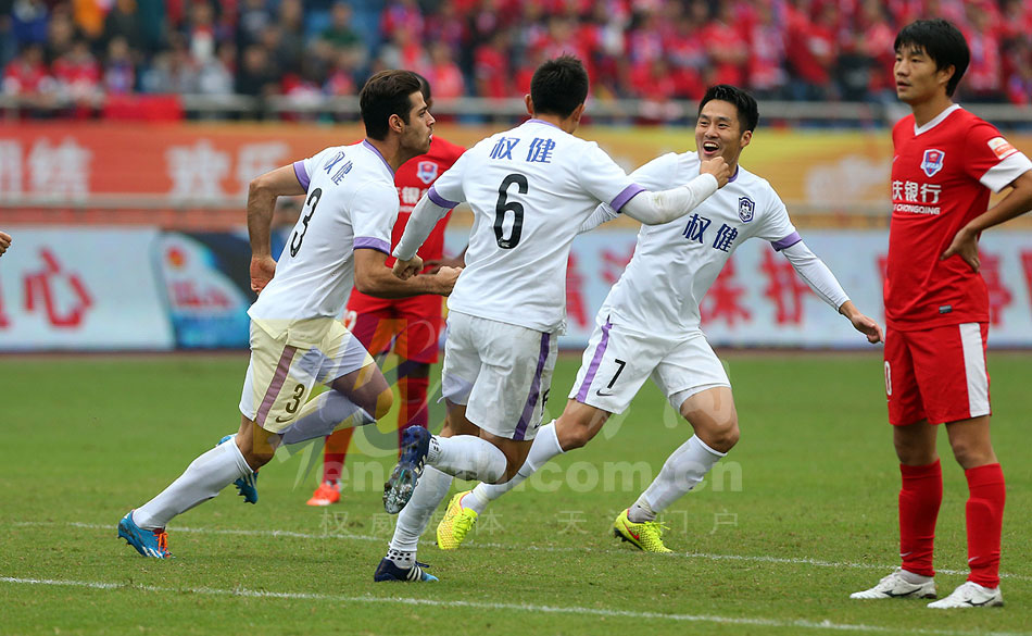 三亿体育体育地址-天津泰达大胜重庆力帆，取得连胜的简单介绍